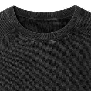 Women Long Plain Cotton Sweatshirts Unisex <b>Drop</b> Shoulder Fleece Sweat Shirt Women Custom Sweatshirt Crewneck Sweatshirt - Product Image 3