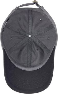 Casquette de baseball bicolore unisexe à 6 panneaux, couleur unie, visière contrastante, ajustement réglable, usage décontracté, tissu sergé 100% coton - Product Image 4