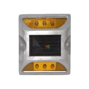 Luz LED Solar Impermeable de Aluminio para Carreteras, Luz Reflectante para Caminos, Muelles y Plataformas, Luz de Advertencia - Product Image 1