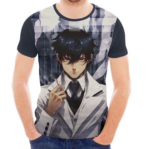 T-shirt unisexe à imprimé graphique Anime 2026 Noir Blanc Coupe Classique Personnage Haute Définition Streetwear Urbain Haut de Gamme HD - Product Image 1