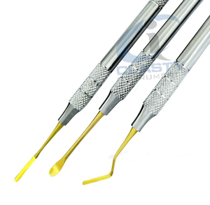 Ensemble d'instruments chirurgicaux dentaires à poignée moletée manuelle en acier inoxydable argenté, outils de classe I pour les procédures d'implantation - Product Image 5