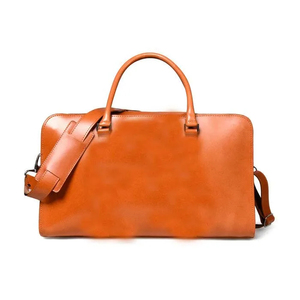 Bolsa de Viaje de Cuero de Primera Calidad en Oferta, Bolsa de Viaje de Cuero Genuino, Bolsa de Fin de Semana de Cuero - Product Image 1