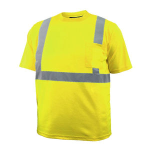 Camiseta de Trabajo de Seguridad Reflectante de Alta Visibilidad, Resistente al Fuego, de Media Manga, Resistente al Calor 800C, con Paquete de Respirador, Ropa de Trabajo para la Construcción - Product Image 1