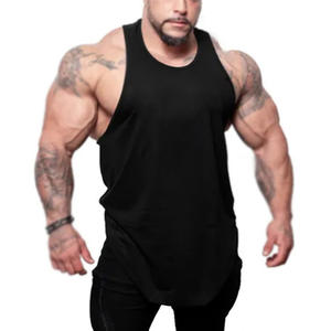 Débardeur de musculation pour hommes Muscle Guys Custom Brand, tissé, sportif, respirant, séchage rapide, polyester/coton - Product Image 1