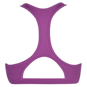 Sujetador deportivo acolchado con espalda cruzada para mujer, sin costuras, con cremallera frontal, para yoga y gimnasio, venta al por mayor, personalizado - Product Image 2