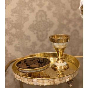 Luxury Metal Incense Burner Holder <b>Set</b> Anti-Odour Indian Incense Tabletop Decor Fall Spring Summer Seasons Ramadan - Product Image 4