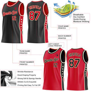 Youth Reversible Basketball Uniform Set Custom Double Side Mesh Jersey Shorts High Quality Kids Team Wear Bulk Supplier OEM/ODM - Product Image 3