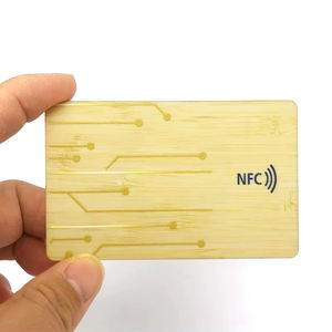 Factory Price Customized Wood RFID NFC <b>Card</b> Gift <b>Access</b> <b>Control</b> wooden NFC <b>Card</b> - Product Image 4