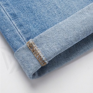 Shorts de Mezclilla para Mujer, Cintura Media, Corte Recto, Ajustados, Transpirables, Lavados, Casuales, Formales, de Verano, Color Personalizado, Estilo Moderno - Product Image 6