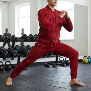 Custom Sports Tracksuit Men Gym <b>Jogger</b> Tracksuit Set Fitness Training Suit - Product Image 5