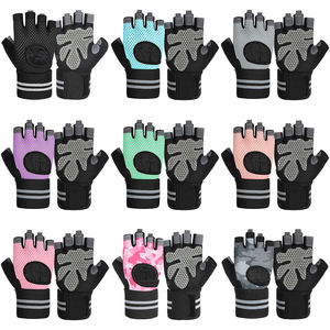 Guantes de fitness para gimnasio, entrenamiento, levantamiento de pesas, soporte para muñecas, agarre acolchado, diseño transpirable, comodidad y rendimiento - Product Image 6