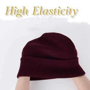 Gorro de punto fluorescente para hombre, 100% acrílico, para invierno, moda urbana, personalizado, cálido, para viajes - Product Image 3