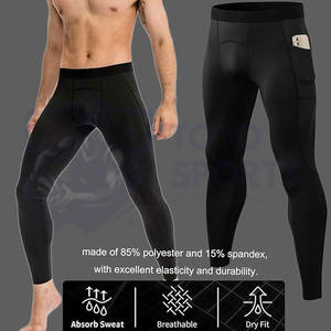 Pantalones Deportivos de Compresión para Hombre, de Alto Rendimiento, el Mejor Servicio, Precio al por Mayor, Transpirables, Cómodos y de Alta Calidad - Product Image 4