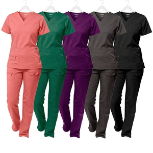 Custom Nurse Uniform <b>Scrub</b> <b>Set</b> for Women Medical Staff Hospital Workwear Breathable Comfortable Durable OEM ODM Manufacturer - Product Image 1