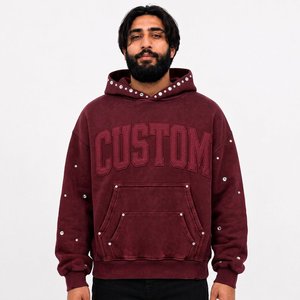 Proveedor de Sudaderas Personalizadas para Hombre, Ropa Urbana de Otoño, Algodón y Felpa, Venta al Por Mayor para Compradores de Marcas Estadounidenses - Product Image 1