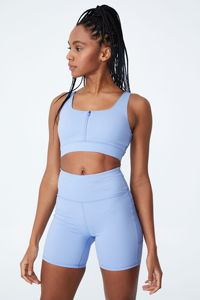 Conjunto Deportivo de Punto para Mujer, Top Corto de Manga Corta, Pantalones Cortos por Encima de la Rodilla, Color Sólido, Transpirable, para Gimnasio, Yoga - Product Image 1