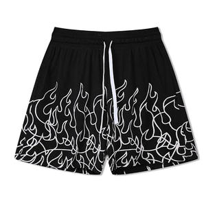 Diseña tus propios shorts deportivos de malla de color sólido para hombre, de cintura media, 100% poliéster, de secado rápido, transpirables y ecológicos. - Product Image 3