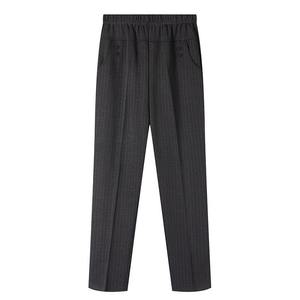 Pantalon de bureau formel taille haute pour femme, pantalon palazzo large pour femme, pantalon de travail ajusté pour femme - Product Image 3