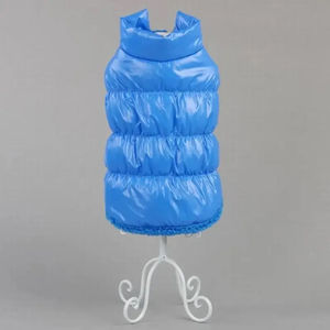 Abrigos para Perros sin Mangas con Cuello Reforzado y Cosido, para Clima Frío Invernal, Ropa Exterior Acolchada Suave y Brillante - Product Image 6