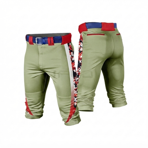 Pantalones de Béisbol Personalizados para Hombre al por Mayor, Impresión por Transferencia de Calor, Verde Salvia, 100% Poliéster, Tela de Malla Transpirable, Tallas Grandes - Product Image 1