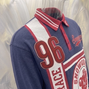 Maillot de baseball Snowgrace à manches longues, col rabattu, coupe classique, unisexe, vêtements pour adultes, impression sublimée, numéros d'équipe - Product Image 5