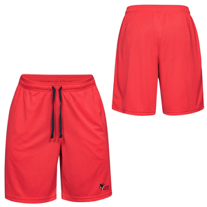 Shorts de sport personnalisés de haute qualité 100% coton, design de logo personnalisé, style fitness avec motif uni, poches, tissu en maille - Product Image 3
