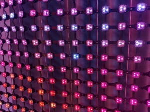 ม่านตาข่ายไฟ LED Miracle Bean RGB แบบยืดหยุ่นสำหรับภายนอกอาคาร กันน้ำ IP67 SMD3535 12V 53W <span class=keywords><strong>P125</strong></span> - Product Image 1