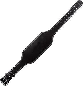 Cinturón de Gimnasio Plegable de Cuero de Gamuza con Logotipo Personalizado en Relieve, 10 mm de Grosor, Impermeable, para Levantamiento de Pesas - Product Image 1