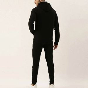 Conjuntos Deportivos Casuales de Invierno en Algodón y Felpa, Trajes Deportivos OEM con Contraste de Color, Unisex - Product Image 4