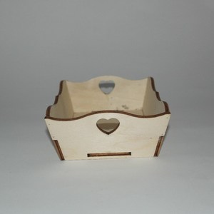 <b>Large</b> Eco-Friendly Wooden Storage <b>Basket</b> Modern Style with Handles Organizer for Toys Clothes Towels Books and Home Decoration - Product Image 5