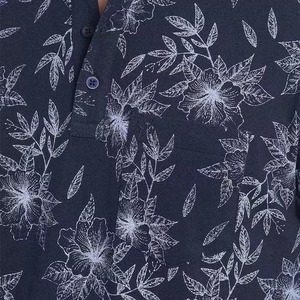 Chemise Homme Premium à Boutons Bleu Marine et Blanc Manches Courtes Été Décontractée Respirante - Product Image 6