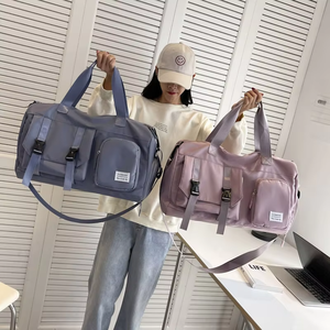 Bolsa Deportiva Impermeable de Gran Capacidad con Compartimento para Zapatos y Bolsillo para Ropa Mojada, Material Oxford de Poliéster, Estilo de Vida Activo - Product Image 5