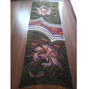 Écharpe brodée à la main, douce, chaude, respirante, coupe-vent, antibactérienne, extensible dans quatre sens, châle élégant et tendance pour - Product Image 6