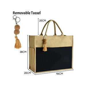 Saco de Yute Biodegradable de Grado Alimenticio para Almacenamiento y Transporte Sostenible de Alimentos - Product Image 5