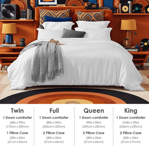 Affascinante Set Copripiumino Oversize Bianco e Rosa in Tinta Unita per Studenti, Crea Calore - Product Image 3