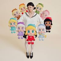 POP MART Angry Molly Angry Energy Series Pendentif en peluche Boîte aveugle Original Vinyl Art Toy and Figure Collectibles for Anime Fans