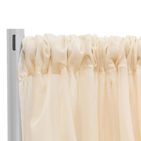 Rideaux en tissu transparent modernes pour église, fête, pelouse, tente de mariage, plafond, cérémonie, scène