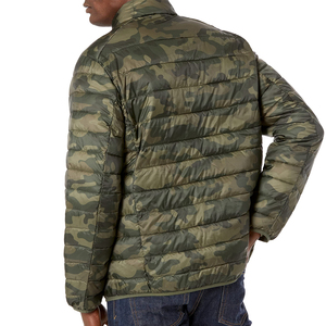 Wholesale <b>Men's</b> Hooded Packable Shiny Waterproof Puffer <b>Jacket</b> <b>Lightweight</b> Casual Winter Wear Custom Logo Color High Street - Product Image 2