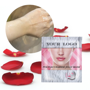 Masque de gelée fondante blanchissant et hydratant de marque privée Rosa Damascena et vitamine C soin anti-âge pour le visage taille de voyage - Product Image 3