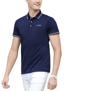 Camisa Clásica Unisex para Hombre, Cierre de Dos Botones, Tela Piqué, Logotipo Personalizado Impreso, Antiarrugas, con Bolsillo, Moda de Verano, Golf - Product Image 6