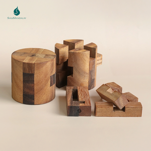 Juego de Equilibrio de Barriles de Madera: Rompecabezas de Apilamiento de Barriles, Juego de Habilidad, Juguete Educativo, Rompecabezas para Niños y Adultos - Product Image 6