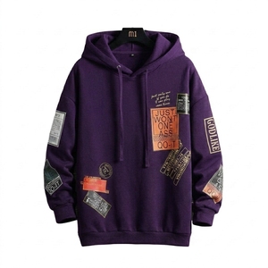 Custom Oversized Black Fleece Pullover <b>Hoodie</b> with for | Premium Cotton Eco-Friendly Winter Streetwear for Men & Women - Product Image 4