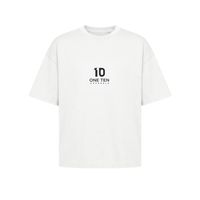 T-shirt décontracté à col rond et manches courtes pour homme, 100 % coton, coupe oversize, uni, impression possible, vente en gros OEM ODM