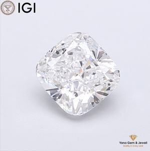 Diamante Cultivado en Laboratorio CVD de 1.00 Quilates, Corte Cuadrado, con Certificado IGI, Color D, Claridad VS1, para Diseño Solitario Moderno - Product Image 1