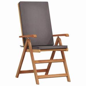 Ensemble de 6 chaises de jardin marron et gris 57 x 71,5 x 104 cm - Product Image 4
