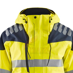 Veste de sécurité avec bandes réfléchissantes pour la sécurité dans la construction et la visibilité sur les chantiers extérieurs, veste de sécurité industrielle - Product Image 5