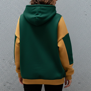 Sudaderas de Alta Calidad para Mujer, Estilo Lavado Ácido, Moda Urbana, Diseño de Dos Tonos, Corte Holgado, Logotipo Impreso Digital Personalizado, 100% - Product Image 4