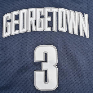 Camiseta de Baloncesto Georgetown para Hombre, Sin Mangas, Cuello en V, Malla Transpirable, Número 3, Estampado Sublimado - Product Image 6
