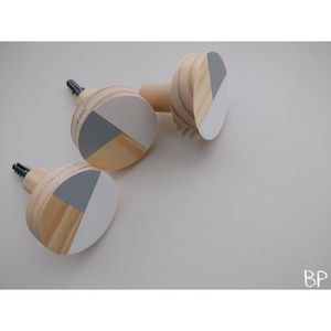 Perillas de Resina y Madera con Diseño Mixto para Organizadores de Cajones - Product Image 5