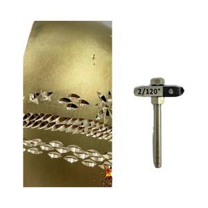 Martillo joyería 120 herramienta de tamaño de diamante plata oro Metal bola cadena diseño para cortar 2mm herramienta para hacer joyería - Product Image 1